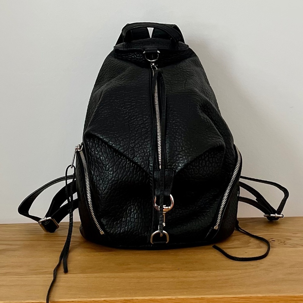 Rebecca Minkoff Julian Medium Black Leather *EUC*